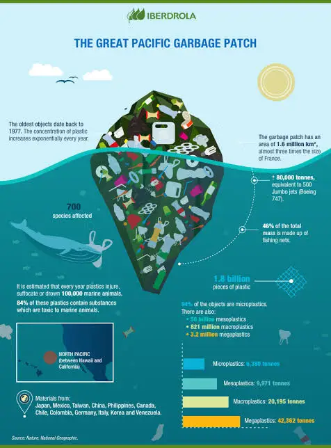 Great Pacific Garbage Patch — scale, species affected, and plastic breakdown statistics